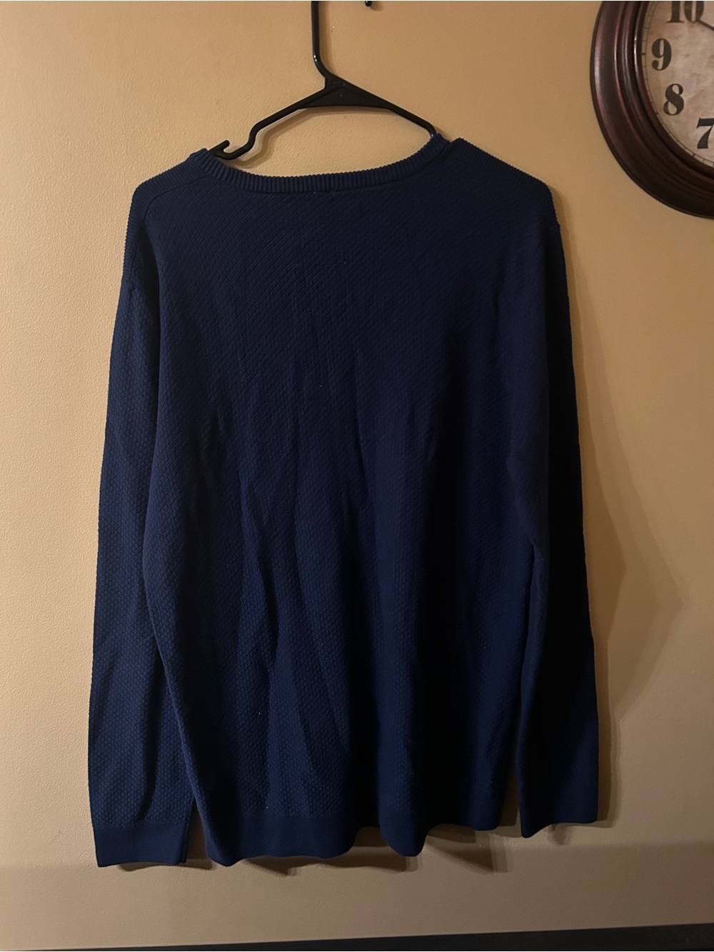Classic Navy Crewneck Sweater - Men's